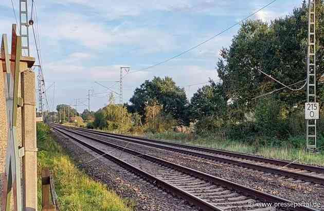 BPOL-BadBentheim: Lkw beschädigt Oberleitung an Bahnübergang - Bundespolizei leitet Ermittlungsverfahren ein