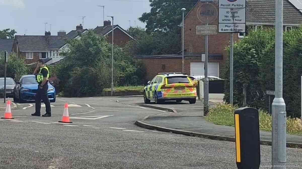 Little boy gets trapped against wall after woman crashes car into nursery playground