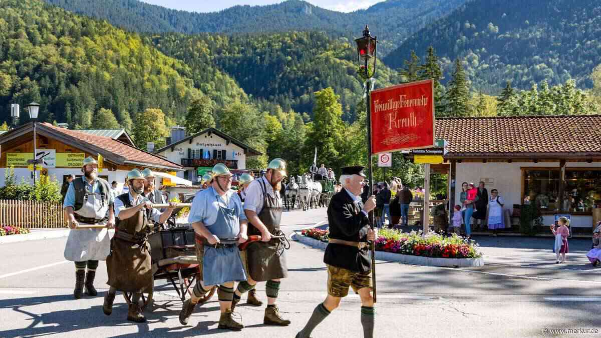 150 Jahre Feuerwehr Kreuth: Hunderte feiern großes Jubiläum