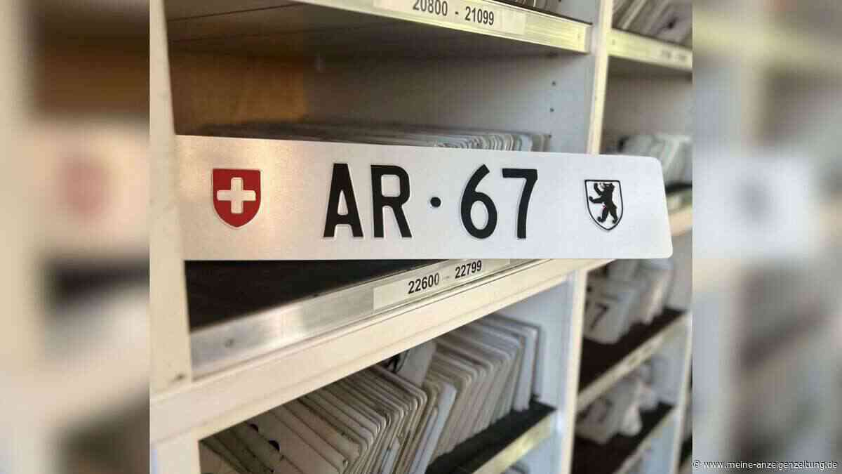 „Lackli gsoffli“: Schweizer Kanton versteigert „virales“ Kennzeichen – zu absurdem Preis