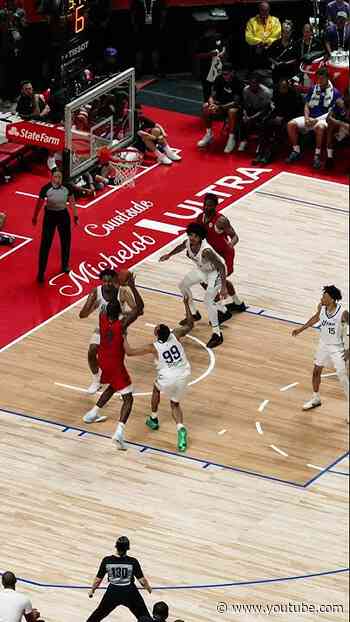 This angle of Caleb Wilson's WILD dunk 🤯 #chicagobulls #nba #highlights #mustwatch