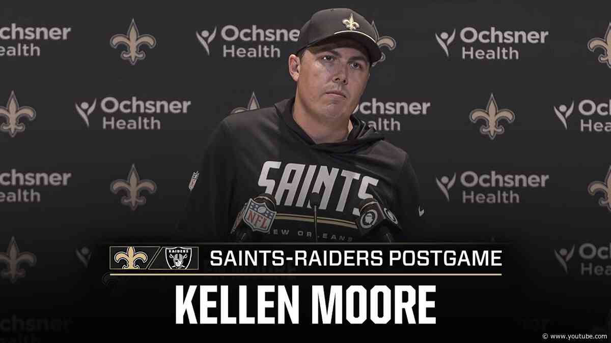 Kellen Moore Postgame after Saints Loss to Raiders