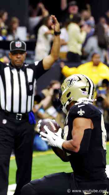 Shough TD Bullet💨 to Noah Fant #saints #nfl #shorts