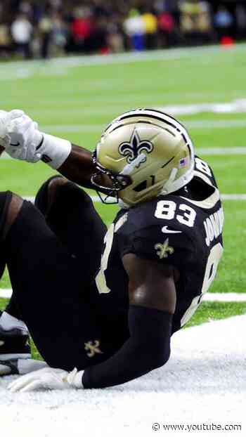 Tyler Shough to Juwan Johnson for 6️⃣ #saints #nfl #shorts