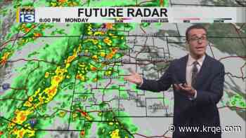 Storms incoming around New Mexico
