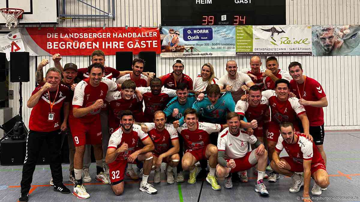 Handball-Herren des TSV Landsberg feiern den perfekten Start in die Saison