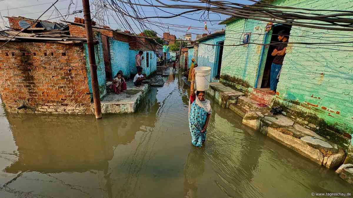 Indien und Nepal: Viele Tote wegen Überschwemmungen