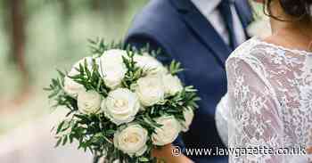 Society gives blessing to wedding law reform