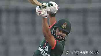 Najmul Hossain Shanto ruled out of Asian Games due to illness