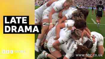 Late try seals dramatic win for England over New Zealand