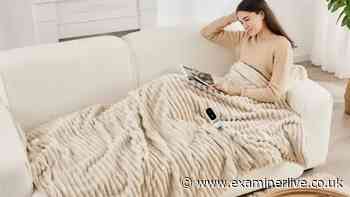 'Absolutely brilliant' heated blanket now 74% off could help save on energy bills