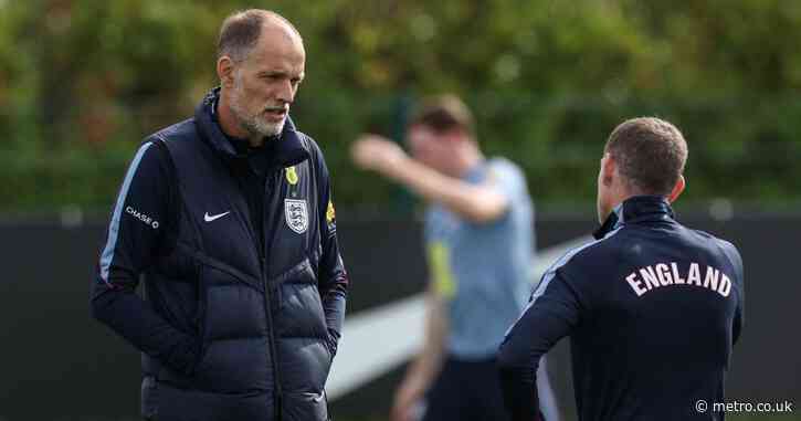 Arsenal and Man City stars miss England training ahead of Czech Republic game