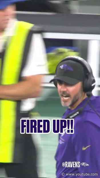 Coach Minter Fired Up!!! #NFL #Ravens #BaltimoreRavens