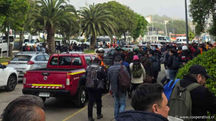 Aviso de bomba obligó a evacuar dependencias de ENAP Refinería Aconcagua