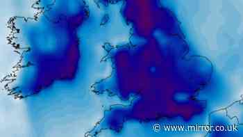 Weather maps show -1C cold snap as every inch of UK plunges into single digits