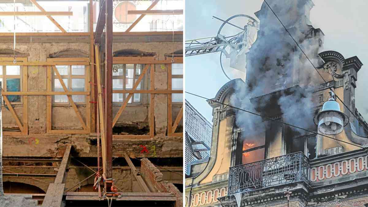 Fünf Jahre nach dem großen Feuer: So sieht es im Brandhaus in der Augsburger Karolinenstraße aus