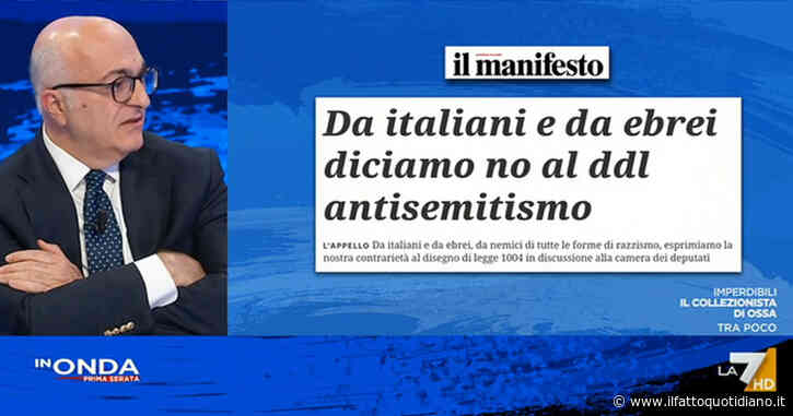Sechi: “Gli ebrei italiani contro il ddl antisemitismo? Utili idioti. A Gaza nessun genocidio”. Scontro con Feltri, Aprile e Telese