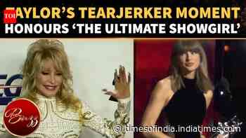 Taylor’s Dolly Parton Tribute; Swift Hails ‘The Ultimate Showgirl’ In Emotional VMAs Moment