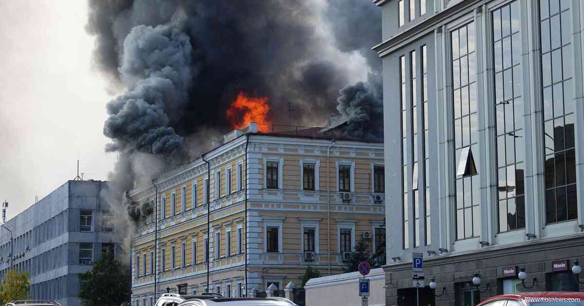 Russia hammers Ukraine's capital with major daytime drone strike
