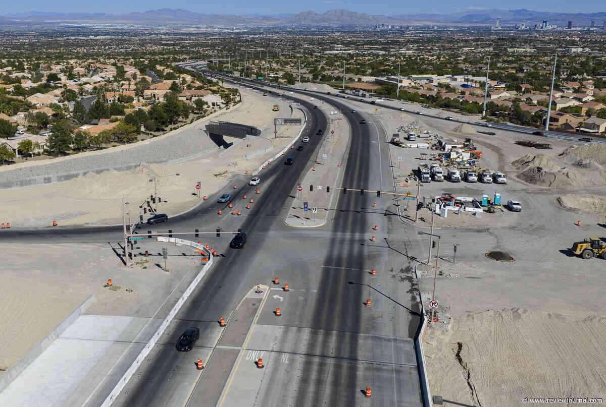 $130M 215/Summerlin interchange project surpasses halfway mark