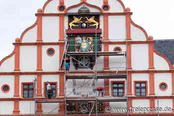 Darum steht am Rathaus-Giebel in Plauen ein Gerüst