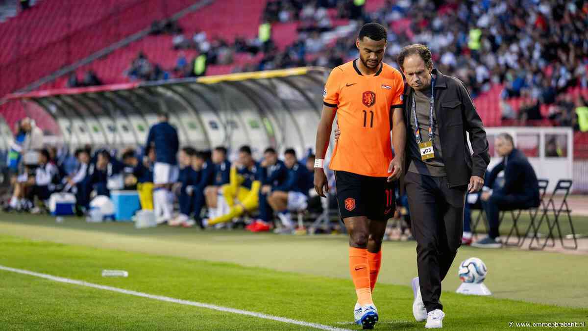Oranje raakt Cody Gakpo kwijt door blessure