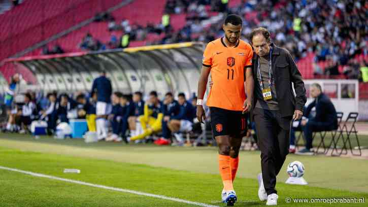 Oranje raakt Cody Gakpo kwijt door blessure