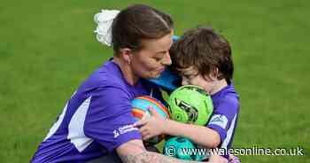 Stars turn out for charity football match to help Swansea five-year-old