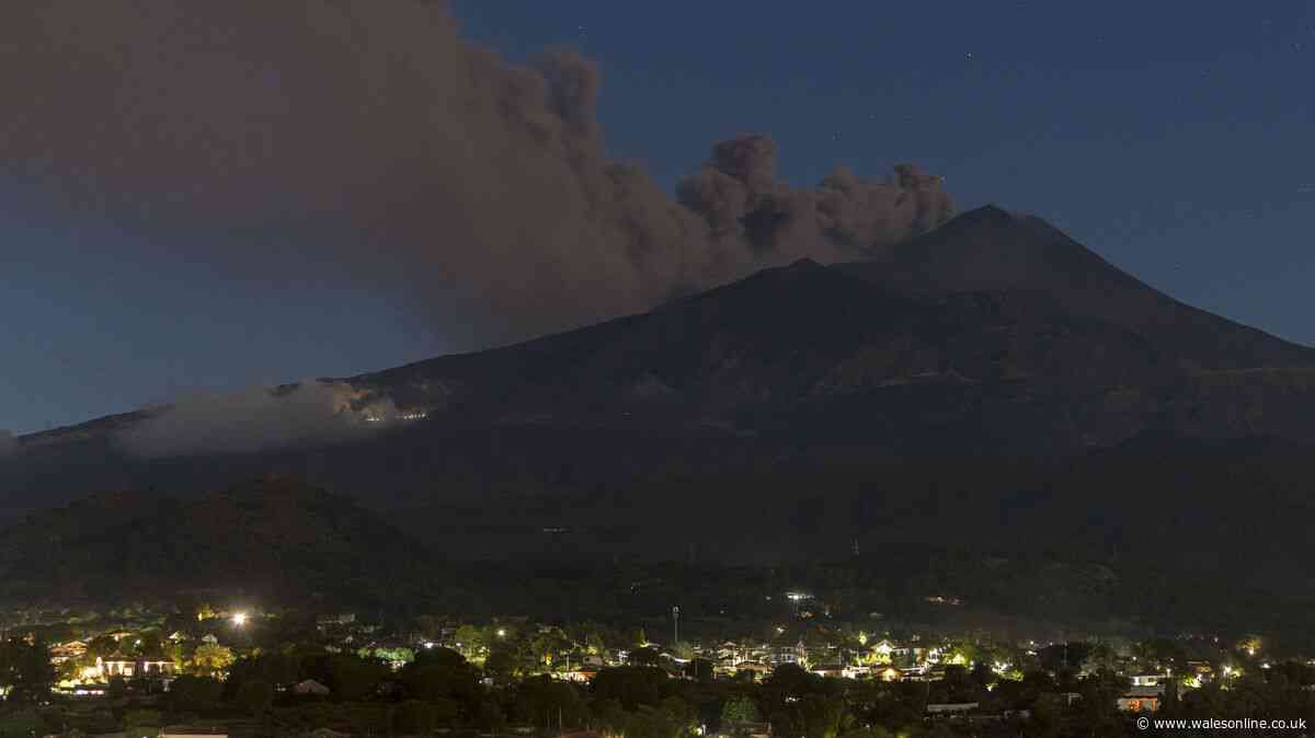 Sicily's Mount Etna eruption causes travel chaos at Catania Airport as flights cancelled