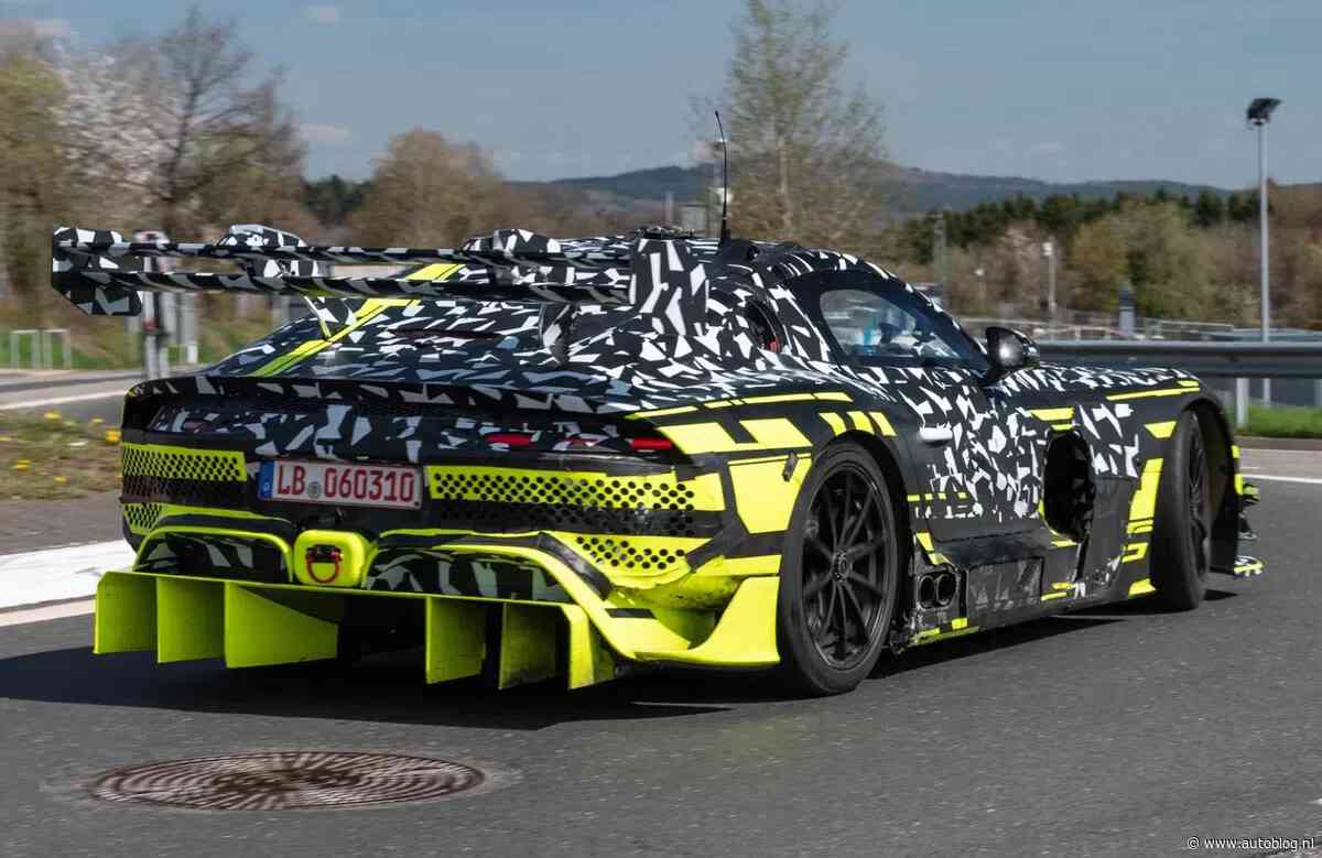 Heet: AMG Black Series GT-prototype vat vlam bij de Nürburgring!