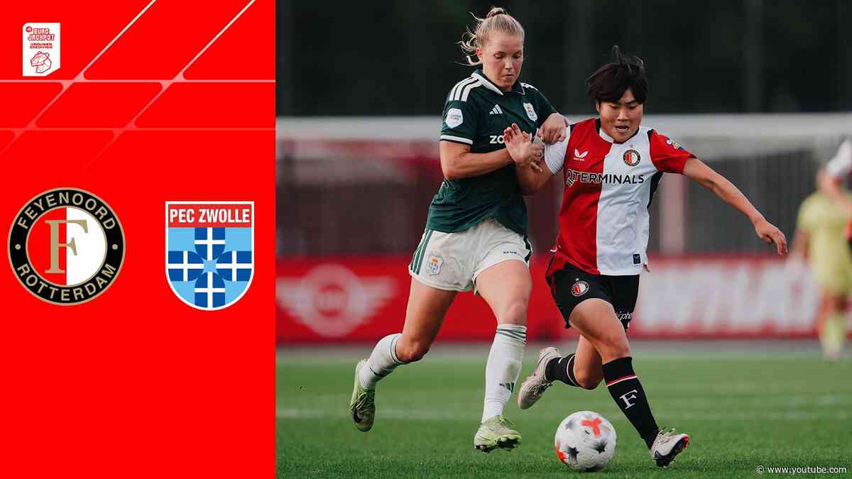 Highlights Feyenoord V1 - PEC Zwolle | Eurojackpot Vrouwen Eredivisie 2026-2027