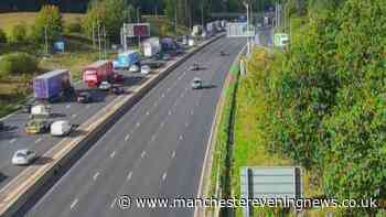 M6 vehicle fire LIVE as three lanes closed and major traffic delays building near Ashton-in-Makerfield - latest updates
