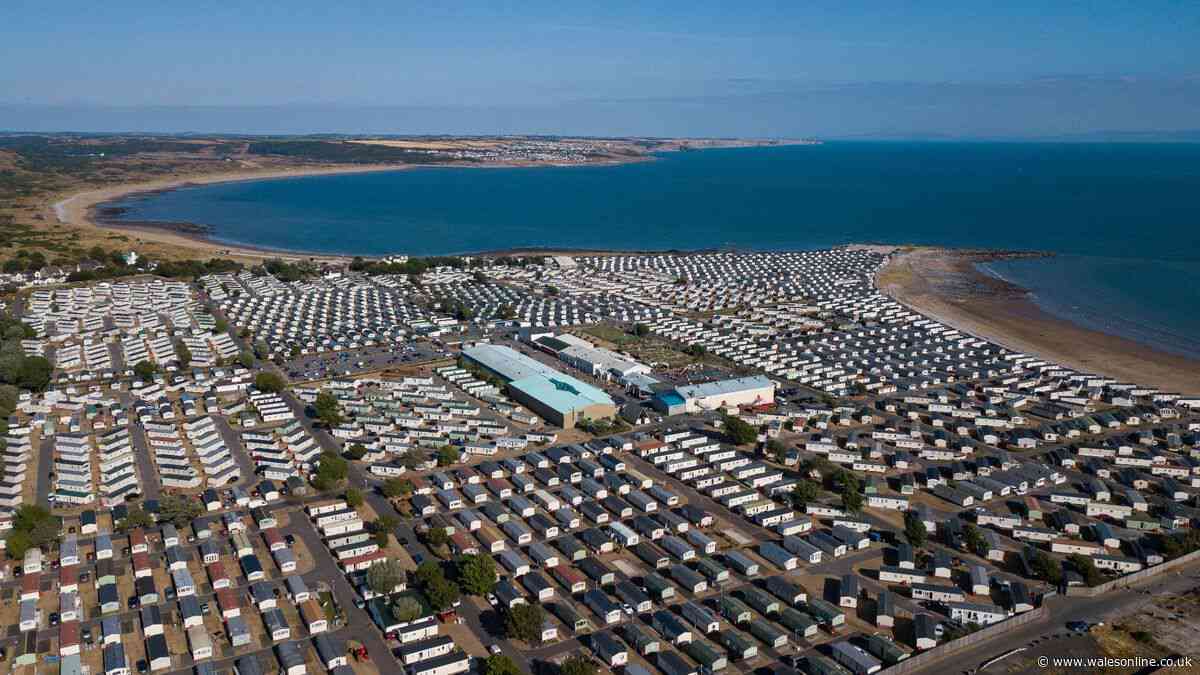 Fire breaks out at Trecco Bay Holiday Park in Porthcawl