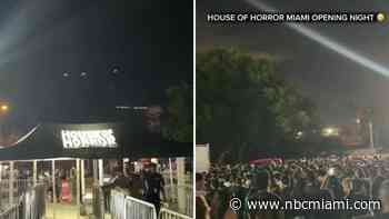 Some ticketholders denied entry on House of Horror opening night as event hit capacity
