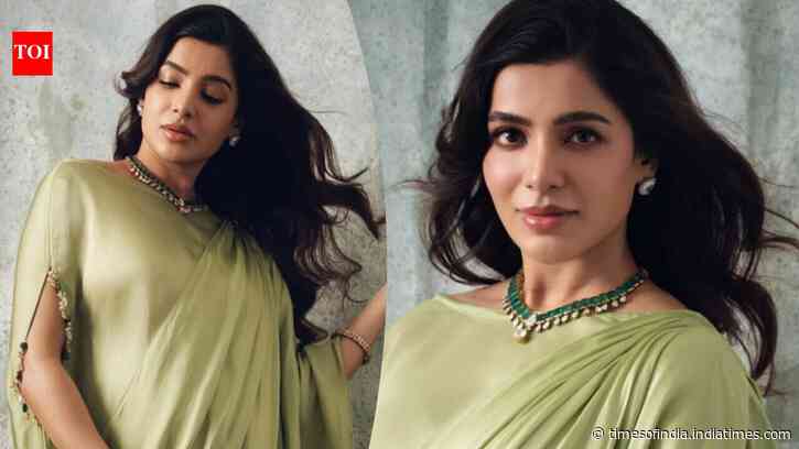 Samantha flaunts her baby bump in green dress, shares pregnancy moments