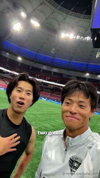 When your assist comes with camera duties...🎥  #DCUnited #MLS #Goal #KimitoNono #HoseiKijima