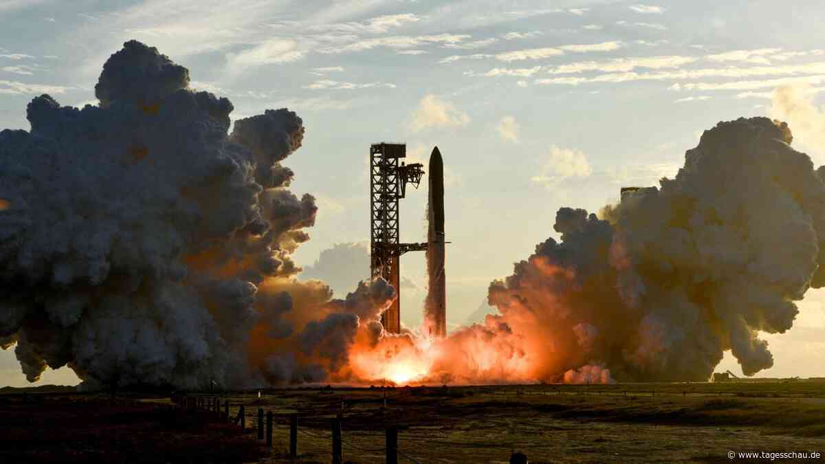 "Starship"-Rakete erreicht erstmals Erdumlaufbahn