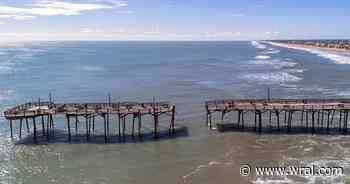 Avon Fishing Pier on Hatteras Island damaged during Nor'easter