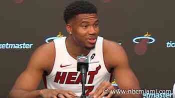 ‘I'm scared': Giannis Antetokounmpo sees iguana in his South Florida backyard