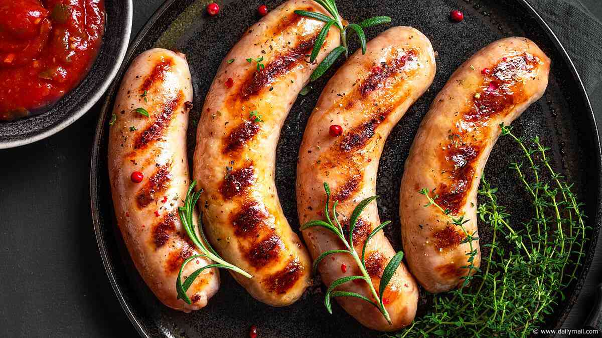 Urgent recall for more than 2,300 pounds of frozen pork sausages over potential contamination with plastic