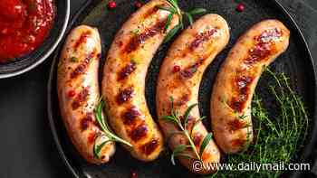 Urgent recall for more than 2,300 pounds of frozen pork sausages over potential contamination with plastic
