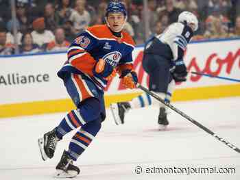 Second-year Edmonton Oilers centre demoted, beat out by college free agent
