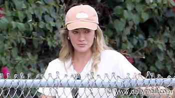 Hilary Duff reunites with ex-husband Mike Comrie at son's soccer game... ten years after 'really tough' divorce