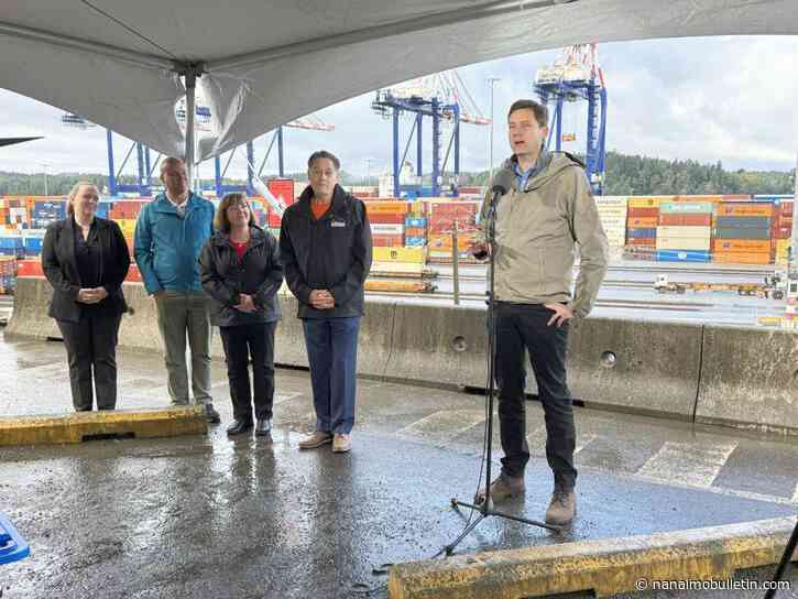 Eby promises to double critical minerals exports during campaign stop at Prince Rupert port