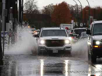 Weather alert: Metro Vancouver, Fraser Valley braces for heavy rain tonight and Tuesday