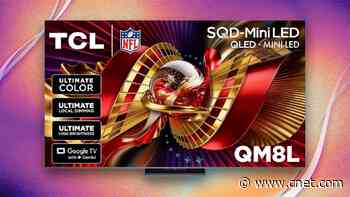 This CNET Lab Award-Winning TCL TV Is Over $800 Off Ahead of Prime Day