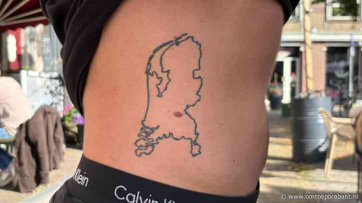 Moedervlek van Pepijn zit precies op Grave, dankzij een tattoo