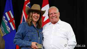 Alberta, Ontario premiers share stage in Calgary to talk energy policy