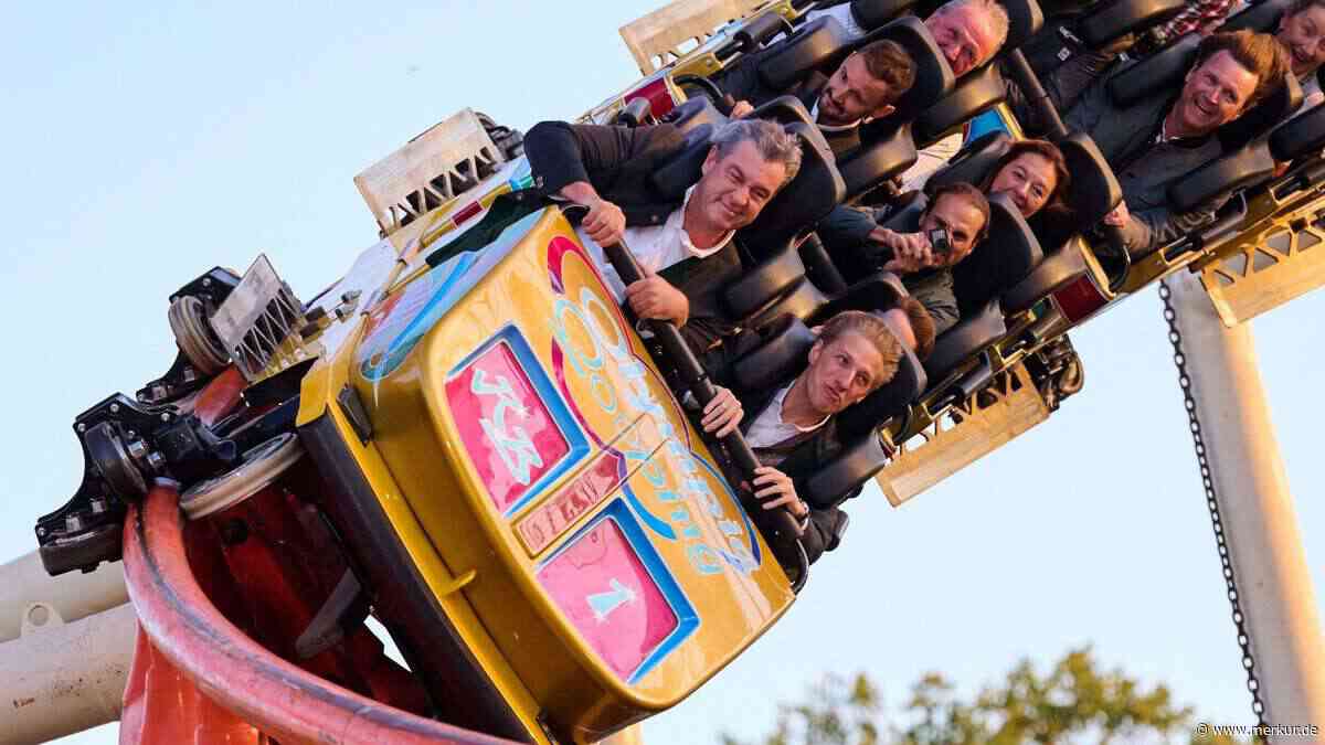 OB und Ministerpräsident fahren zusammen Olympia-Achterbahn – warum Söder fast nicht reingekommen wäre