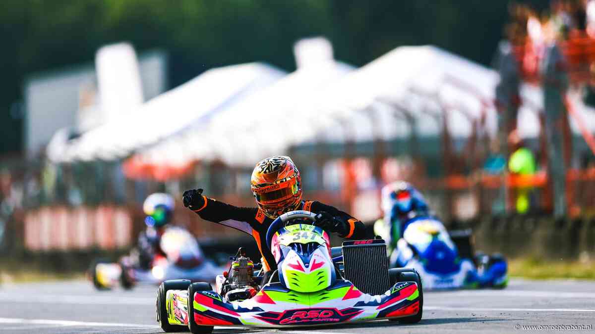 Kartkampioen droomt van carrière in de autosport: 'Dit is pas het begin'